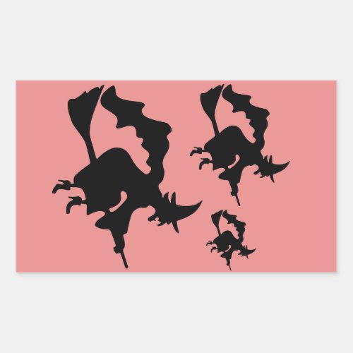 Witches Party Ghouls Night Out Rectangular Sticker