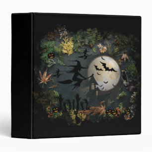 Witches Party Night 3 Ring Binder