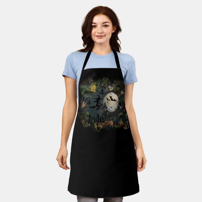 Witches Party Night Apron (Worn)