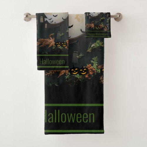 Witches Party Night Bath Towel Set