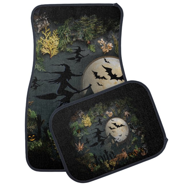 Witches Party Night Car Floor Mat (Set)