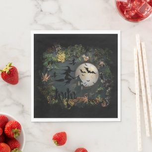 Witches Party Night Napkins
