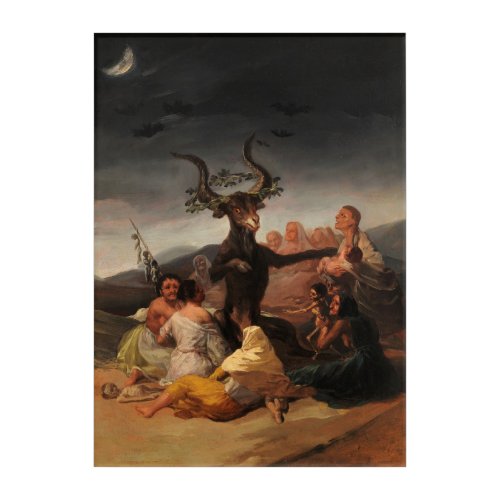 Witches Sabbath by Francisco de Goya Acrylic Print