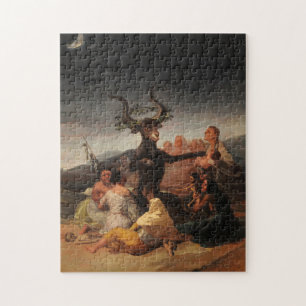 Witches' Sabbath by Francisco de Goya Jigsaw Puzzle