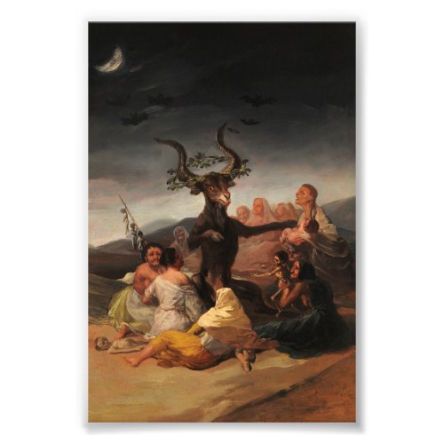 Witches Sabbath by Francisco de Goya Photo Print