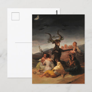 Witches' Sabbath by Francisco de Goya Postcard