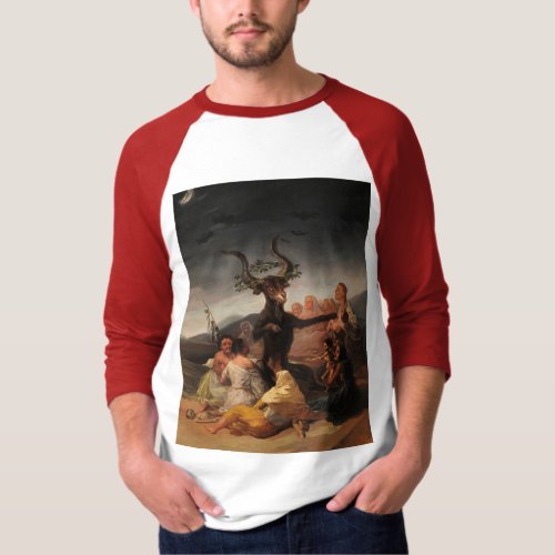 Witches Sabbath by Francisco de Goya T_Shirt