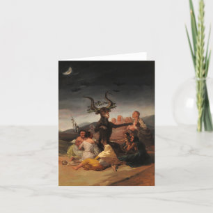 Witches' Sabbath by Francisco de Goya Thank You Card
