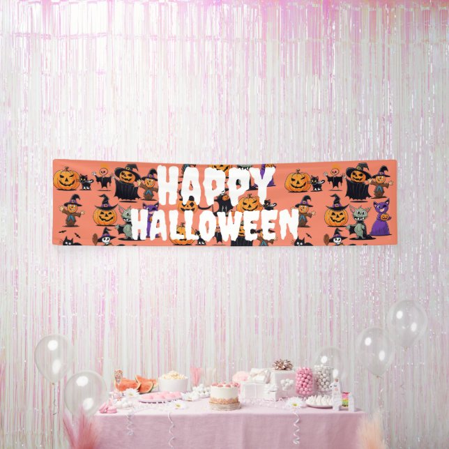 Witches Scare Crow Halloween Banner - Party Decor! (Party)