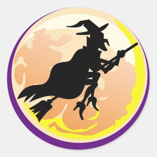 Witches Silhouette _ Halloween Sticker