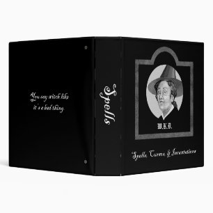 Witches Spellbook (customizable) Binder