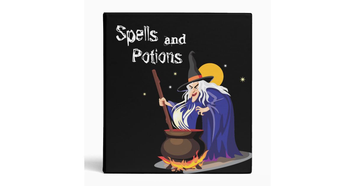 Witches Spells Binder | Zazzle