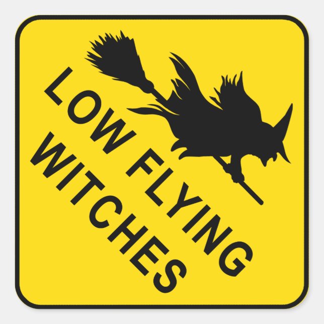 Witches Square Stickers (Front)
