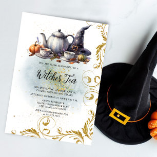 Witches Tea Invitation