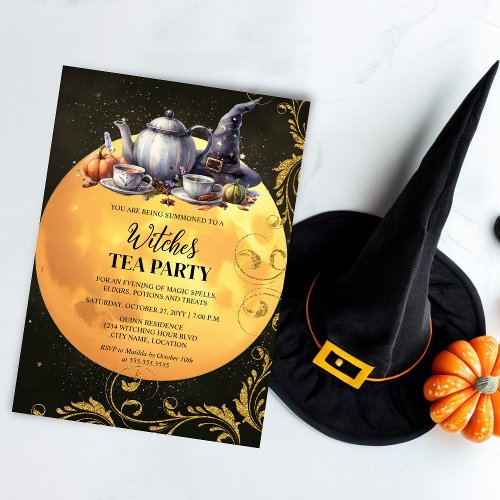 Witches Tea Party Invitation