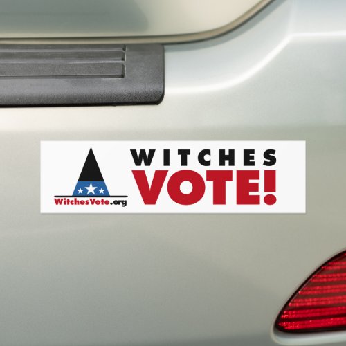Witches Vote Bumper Sticker
