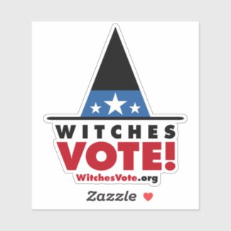 Witches Vote! Removable Vinyl Decal