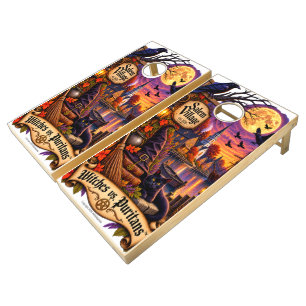 Witches vs. Puritans™ Salem Village Cornhole Set