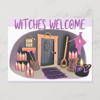 Witches Welcome Postcard
