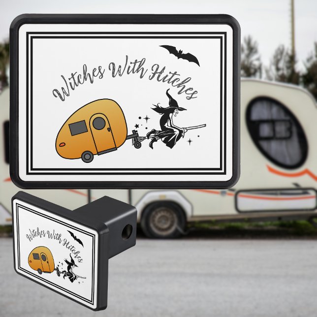 Witches With Hitches Halloween Camper Hitch Cover (Creator Uploaded)