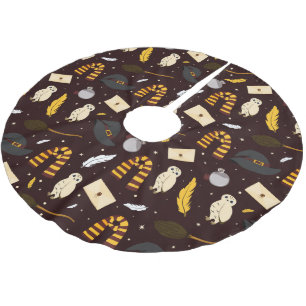Witches, Wizards & Magic Pattern Brushed Polyester Tree Skirt