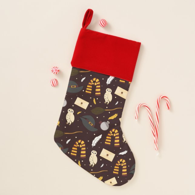 Witches, Wizards & Magic Pattern Christmas Stocking (Front)