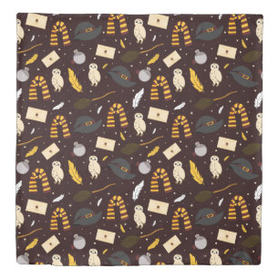 Witches, Wizards & Magic Pattern Duvet Cover