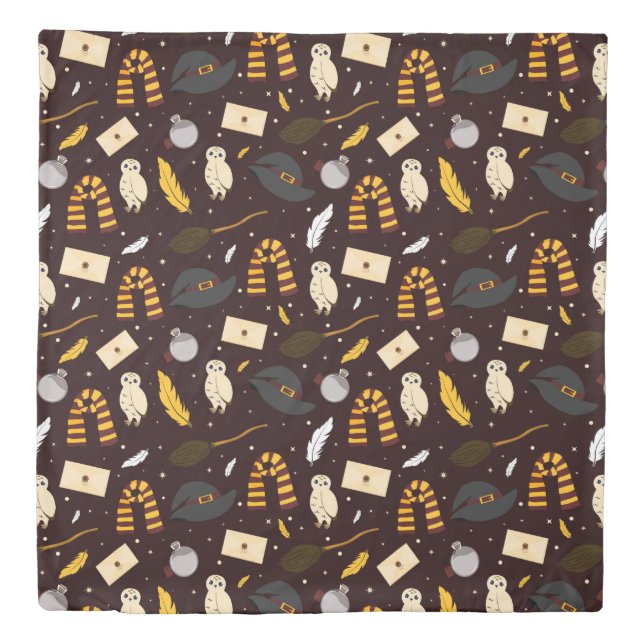 Witches, Wizards & Magic Pattern Duvet Cover (Front)