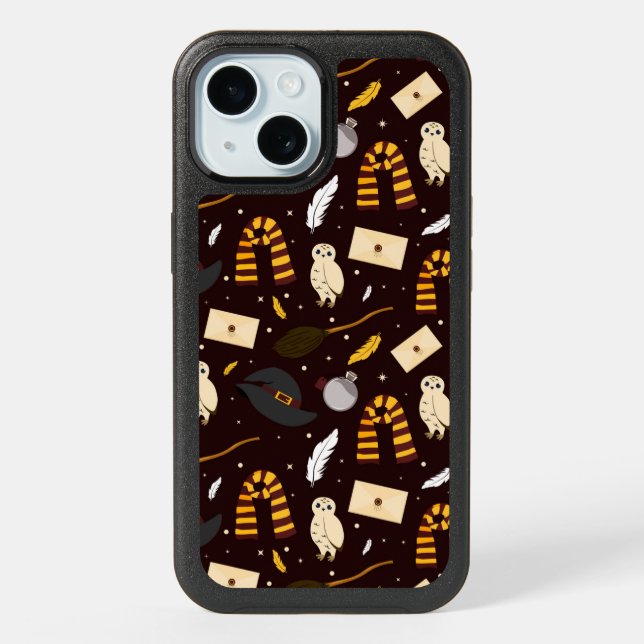 Witches, Wizards & Magic Pattern iPhone 15 Case (Back)