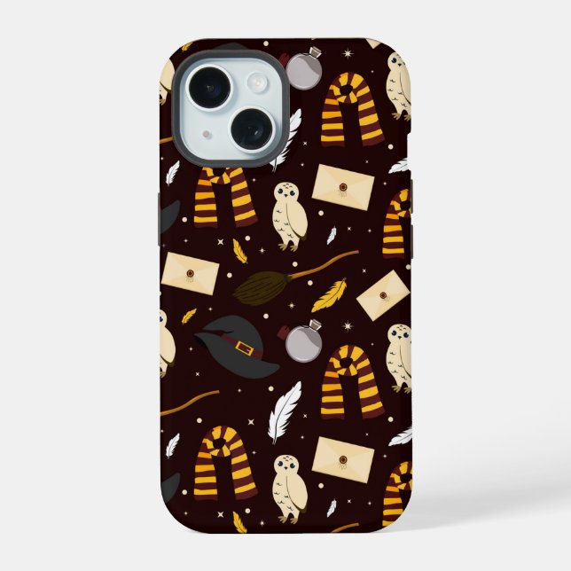 Witches, Wizards & Magic Pattern Iphone Case (Back)