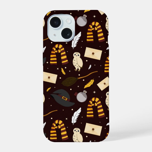 Witches, Wizards & Magic Pattern Iphone Case (Back)