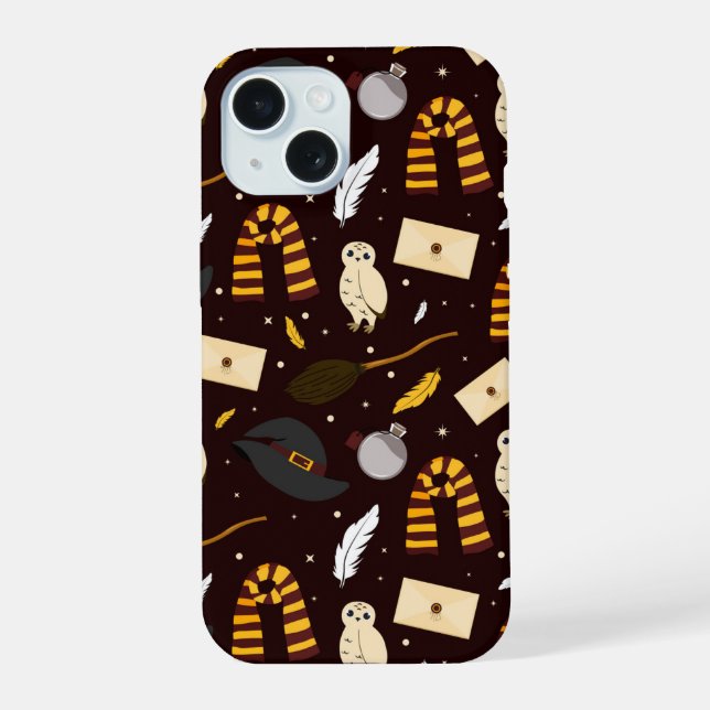Witches, Wizards & Magic Pattern Iphone Case (Back)