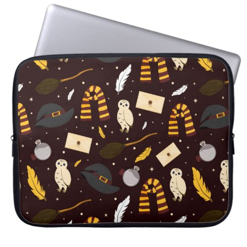Witches Wizards  Magic Pattern Laptop Sleeve