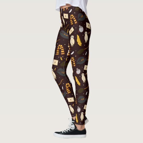 Witches Wizards  Magic Pattern Leggings