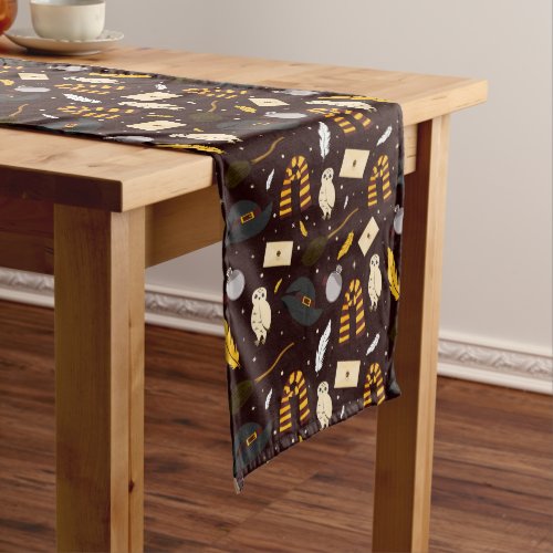 Witches Wizards  Magic Pattern Medium Table Runner