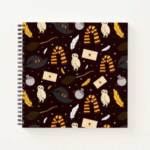 Witches Wizards  Magic Pattern Notebook