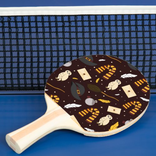 Witches Wizards  Magic Pattern Ping Pong Paddle