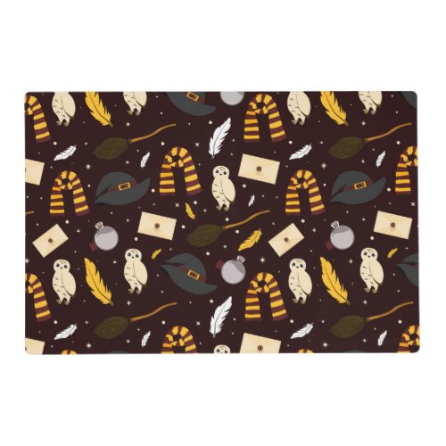 Witches Wizards  Magic Pattern Placemat