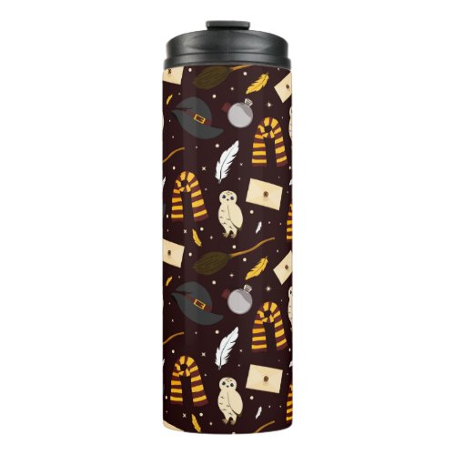 Witches Wizards  Magic Pattern Thermal Tumbler