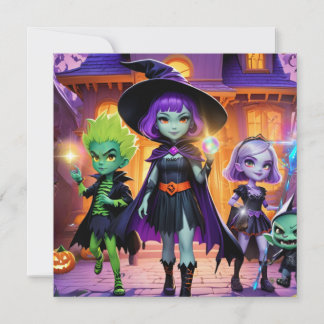 Witches & Wizards Themed Invitation