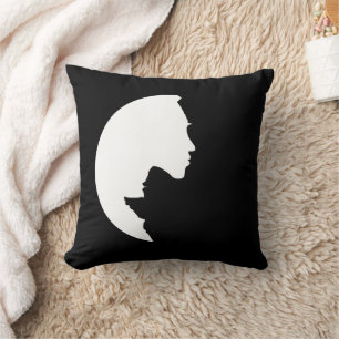Witches Yin Yang Halloween Throw Pillow