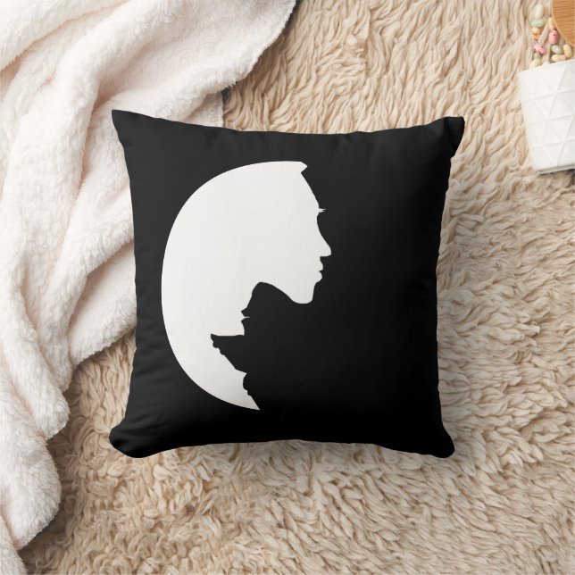 Witches Yin Yang Halloween Throw Pillow (Blanket)