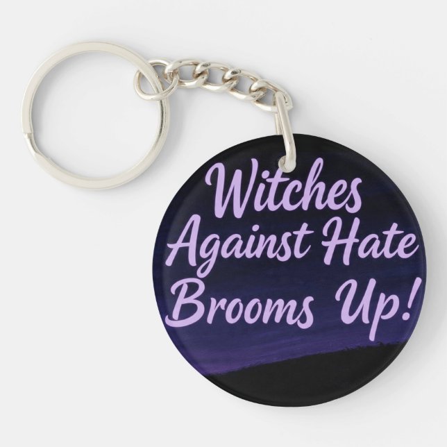 WitchesAgainstHate  Keychain (Front)