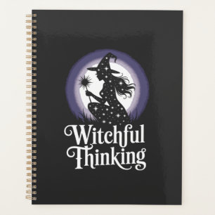 Witchful Thinking Halloween Girl T-shirt Planner
