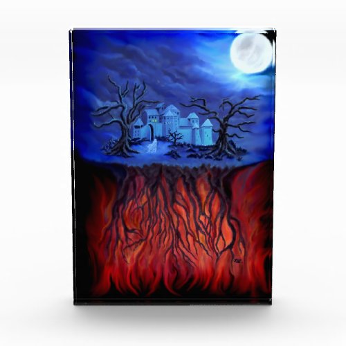 Witching hour between Heaven and Hell Acrylic Award