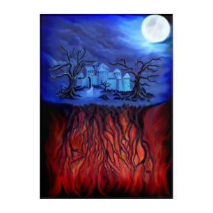 Witching hour, between Heaven and Hell Acrylic Print