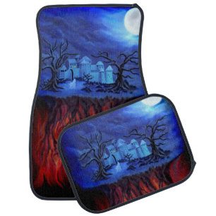 Witching hour, between Heaven and Hell Car Floor Mat