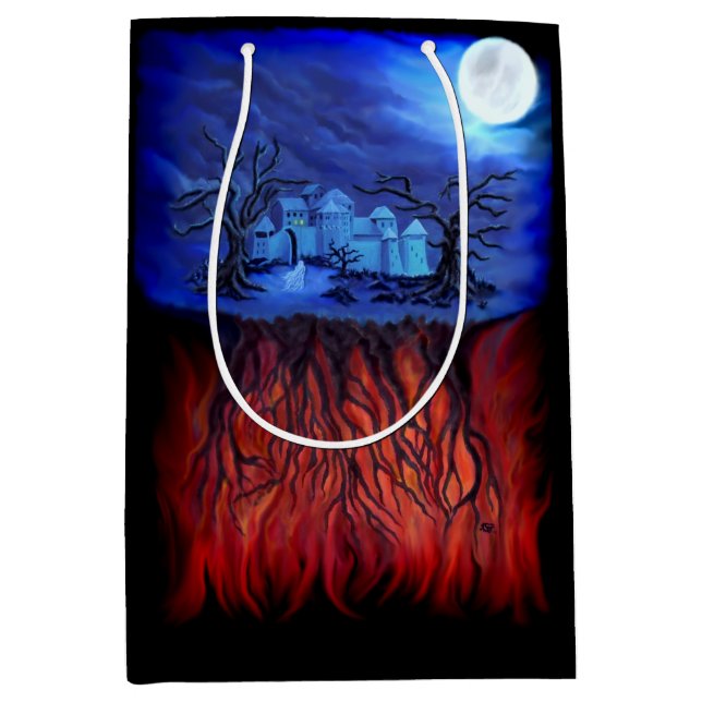 Witching hour, between Heaven and Hell Medium Gift Bag (Front)
