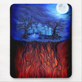 Witching hour, between Heaven and Hell Mouse Pad
