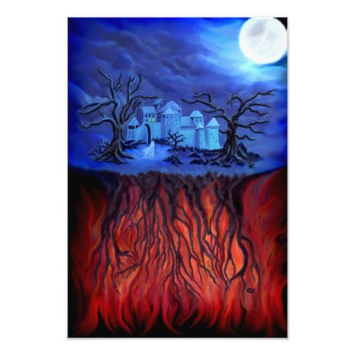 Witching hour between Heaven and Hell Photo Print